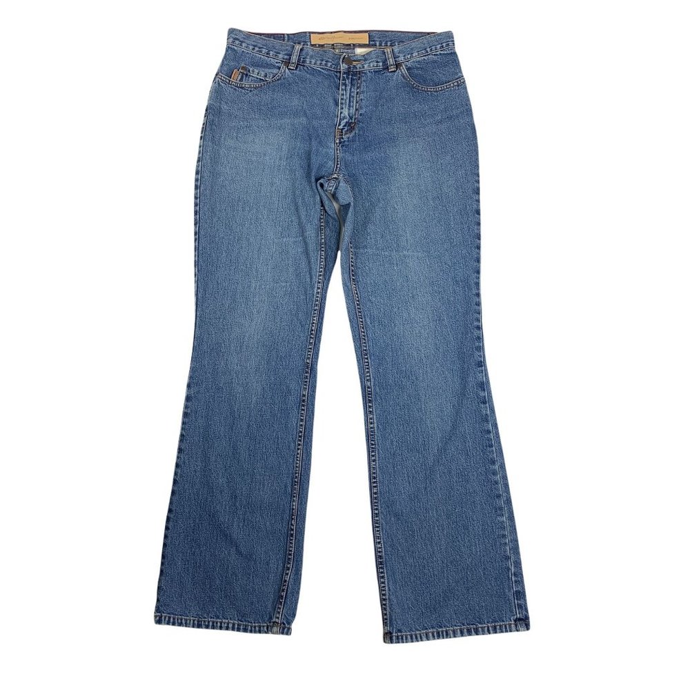 Eddie Bauer Vintage 12 Jeans Boot Cut Mom 34" X 33" High Waist